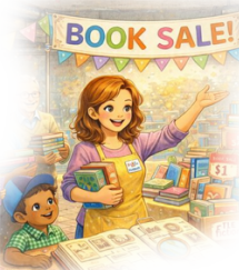 ChatGPT generated picture for book sale